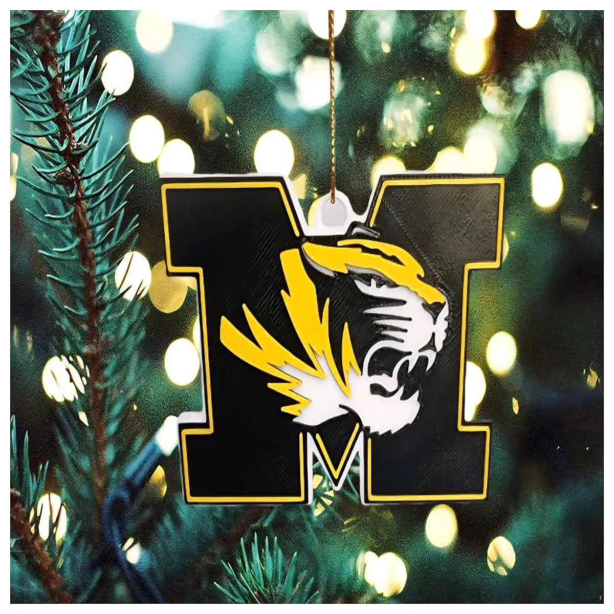 Missouri Tigers Christmas Ornaments Team Merchandise Holiday Gifts Festive Decorations Gift