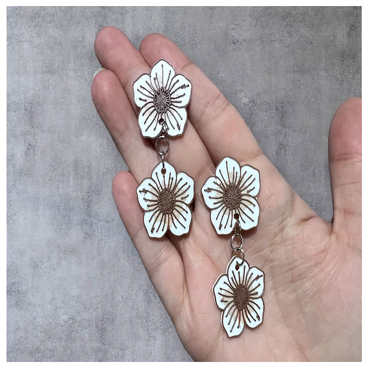 Flower Earrings Women s Style Elegant Decoration Party Earrings Fashion Accessories Girlfriend Flower Earrings