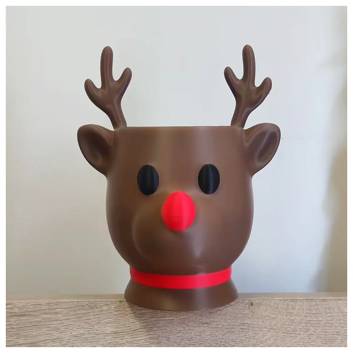 cute reindeer ceramic storage bowl for snacks kids party favor containers holiday desk organizer festive food dish