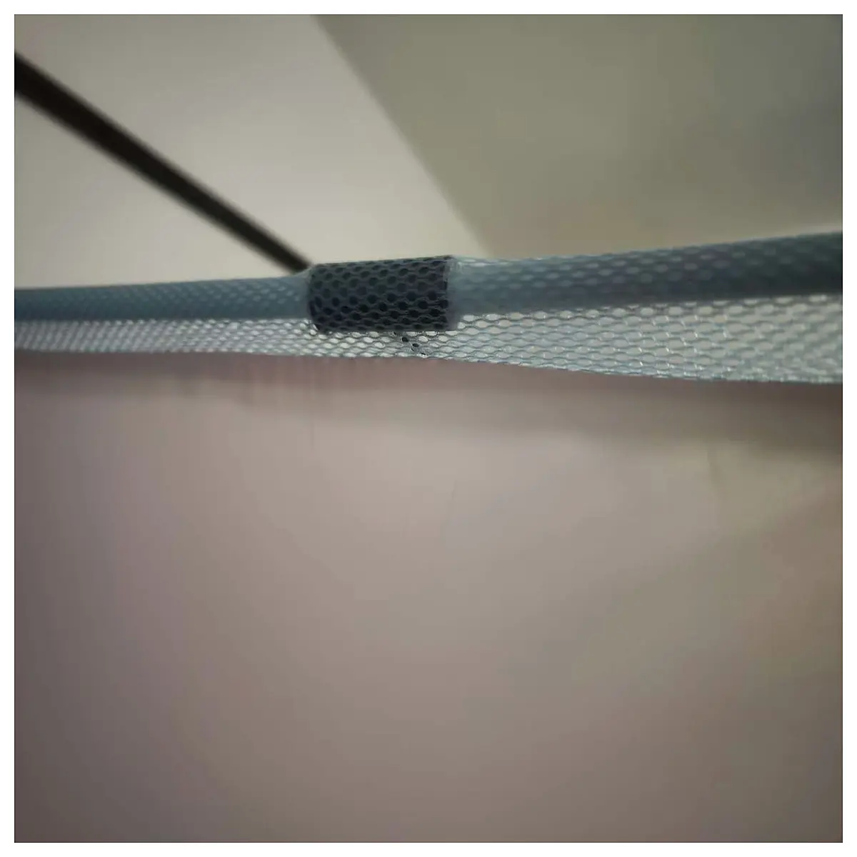 mosquito net pole connector straight through 117mm diameter hollow wall thickness 3mm aluminum alloy tent support rod parts
