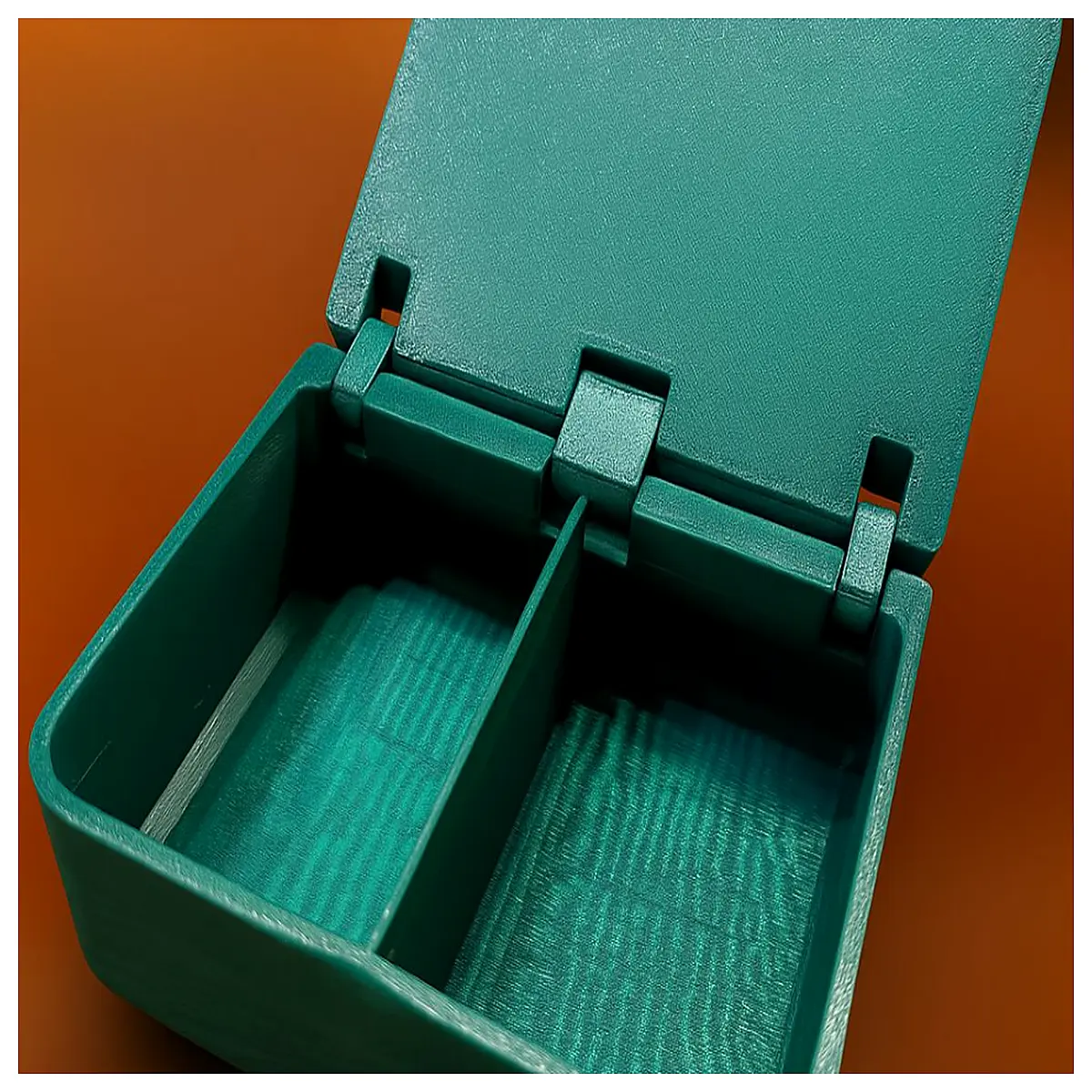 all in one printer storage box organizer with dual compartments desktop tidy for office supplies