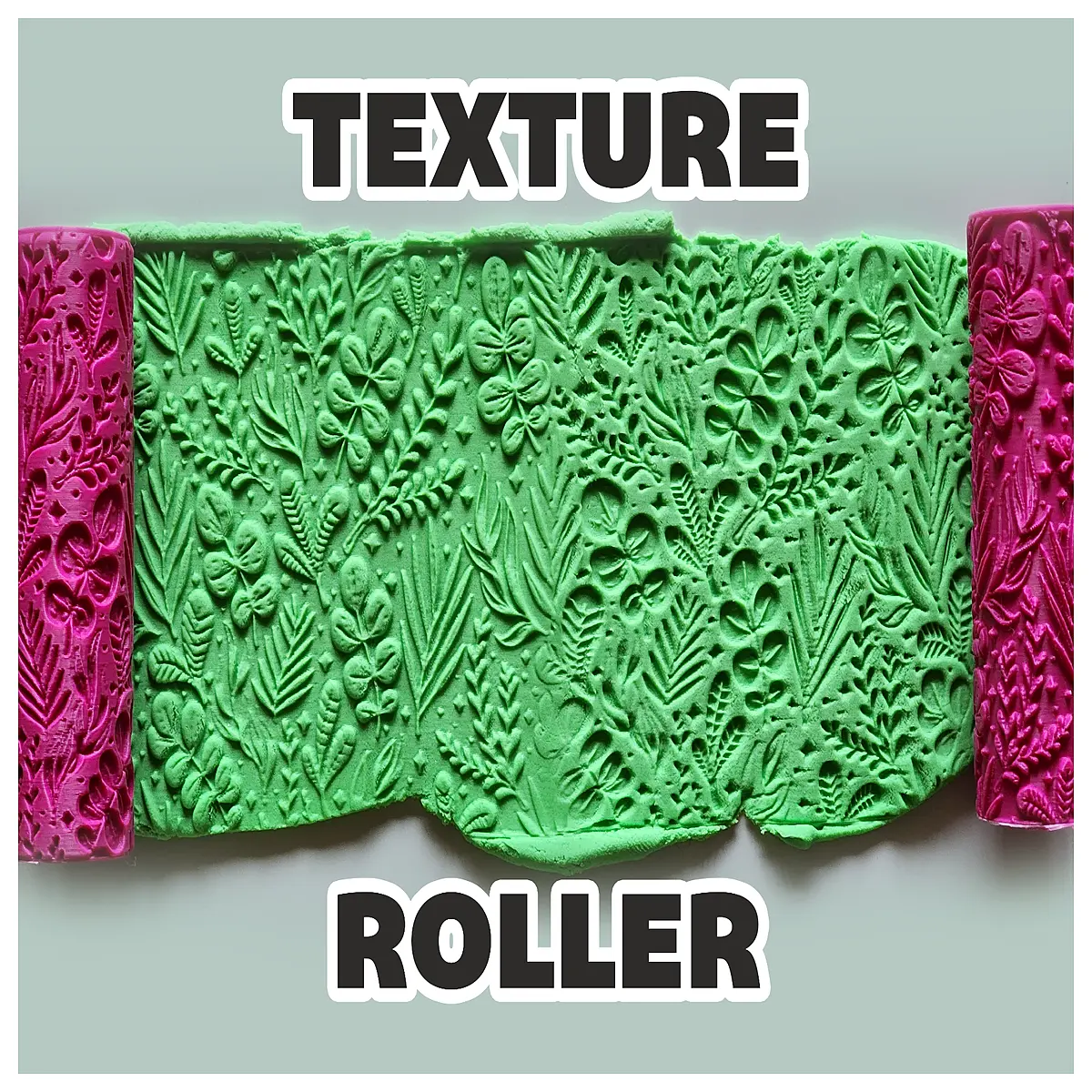 Roller V137 Elegant Floral Decorative Roller Art Piece Tabletop Ornament Indoor Wall Decor