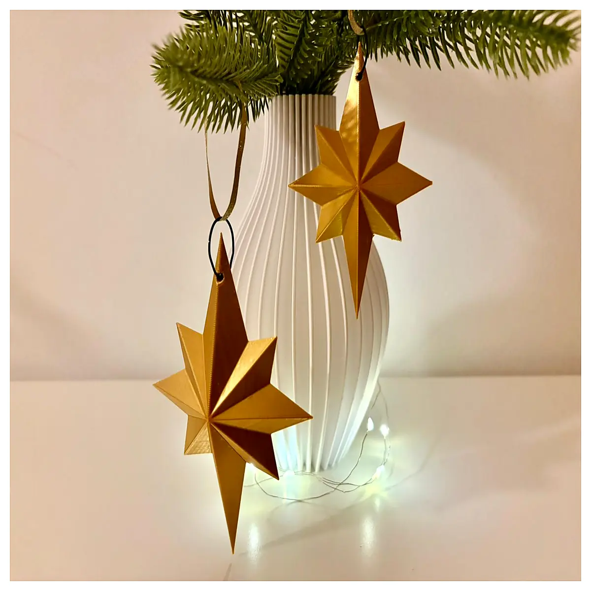 Christmas Star Ornament Festive Decoration Christmas Decor Indoor Christmas Tree Ornament Star Shaped Ornament