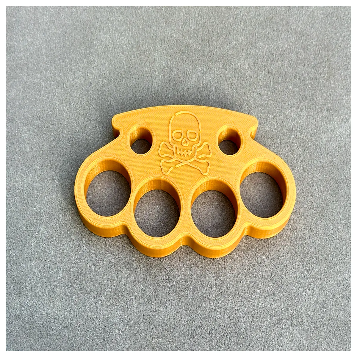 metal skull knuckle dusters self defense keychain grip tactical gear