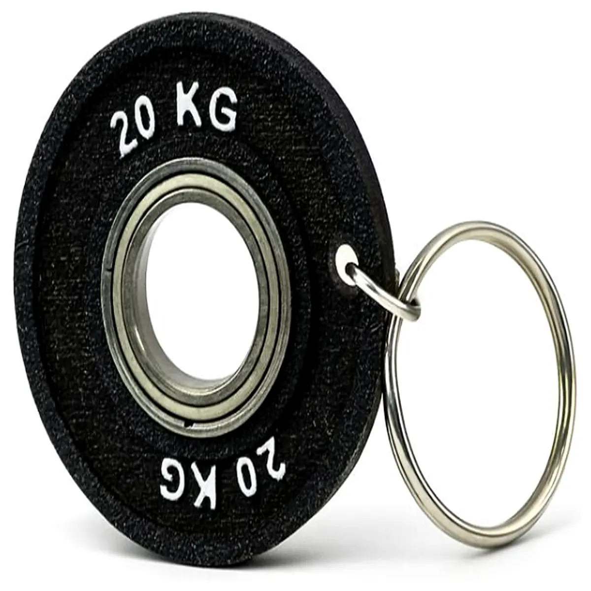 Fitness Dumbbell Rotating Keychain Workout Accessory Gym Ring Exercise Gift Fitness Gear Weightlifting Keychain
