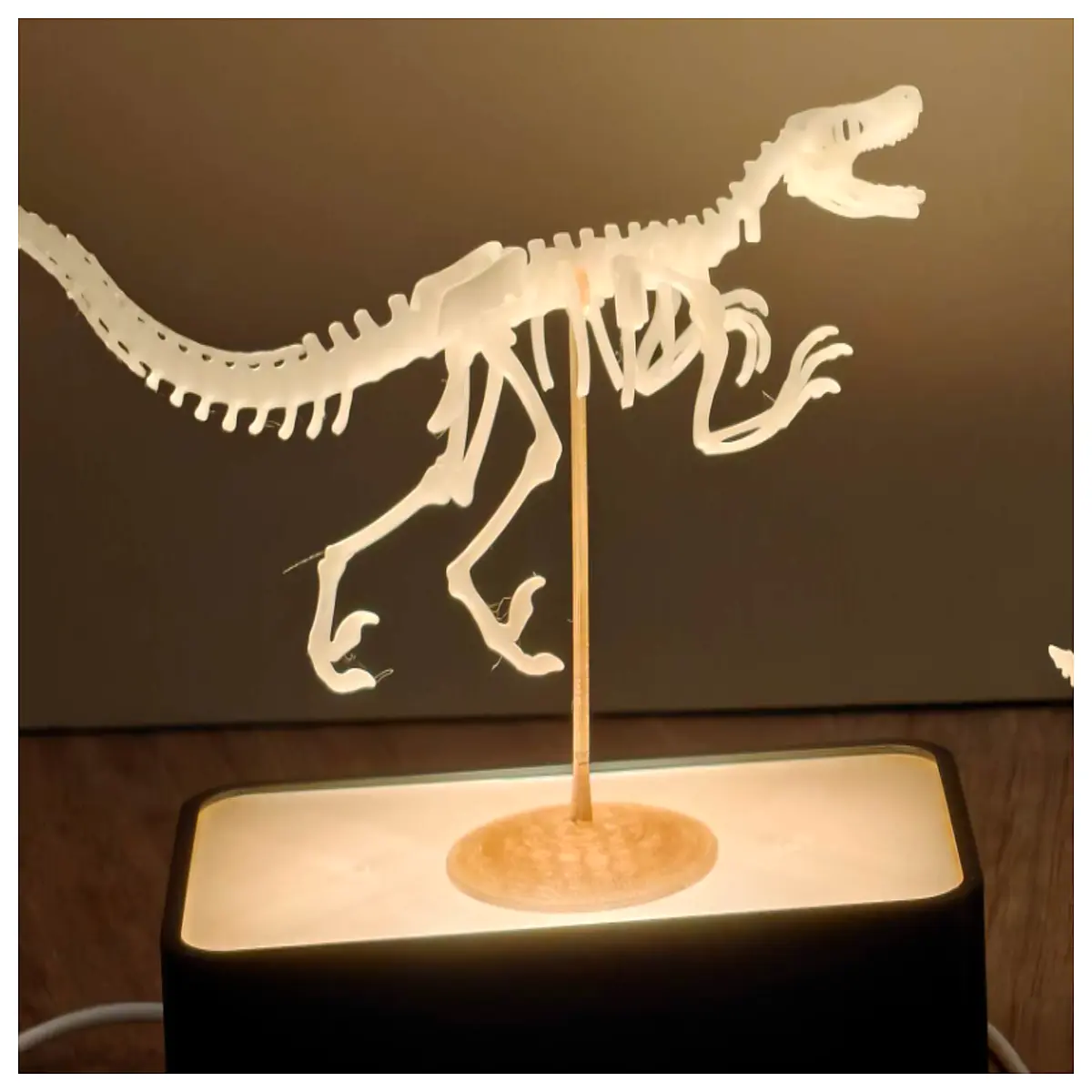 3D Puzzle Dinosaur Stand Stable Display Enhanced Viewing Puzzle Model Support Frame Elevate Collection Value