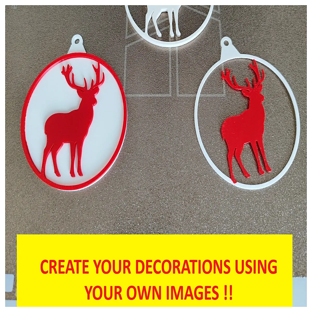 Parametric Christmas Ornament Festive Decoration Christmas Decor Tree Accessories Christmas Gift Holiday Ornament Replacement