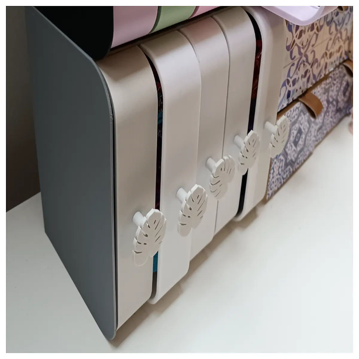 Jewelry Box Earring Necklace Organizer Hook Display Case Storage Box Multi Compartment Protection