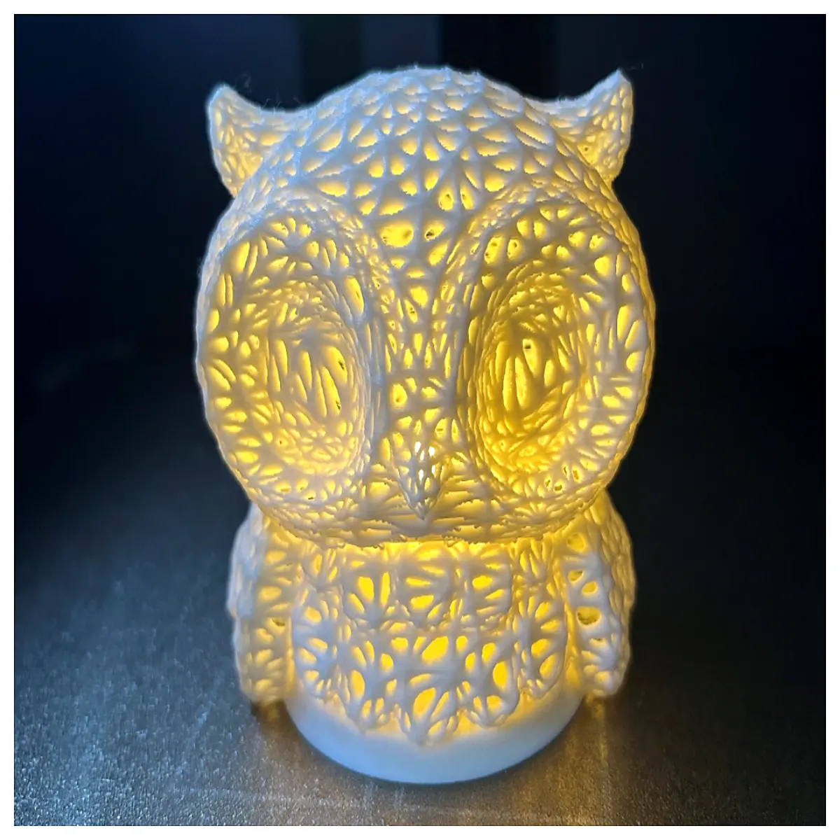 Owl Tea Holder Decorative Home Lighting Gift Idea Decoration Placement Indoor