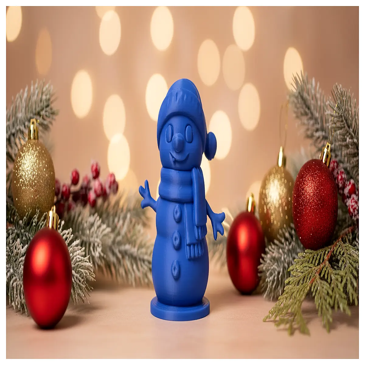 cute snowman plush with hat and scarf christmas holiday decor smiling winter toy for kids festive xmas gift