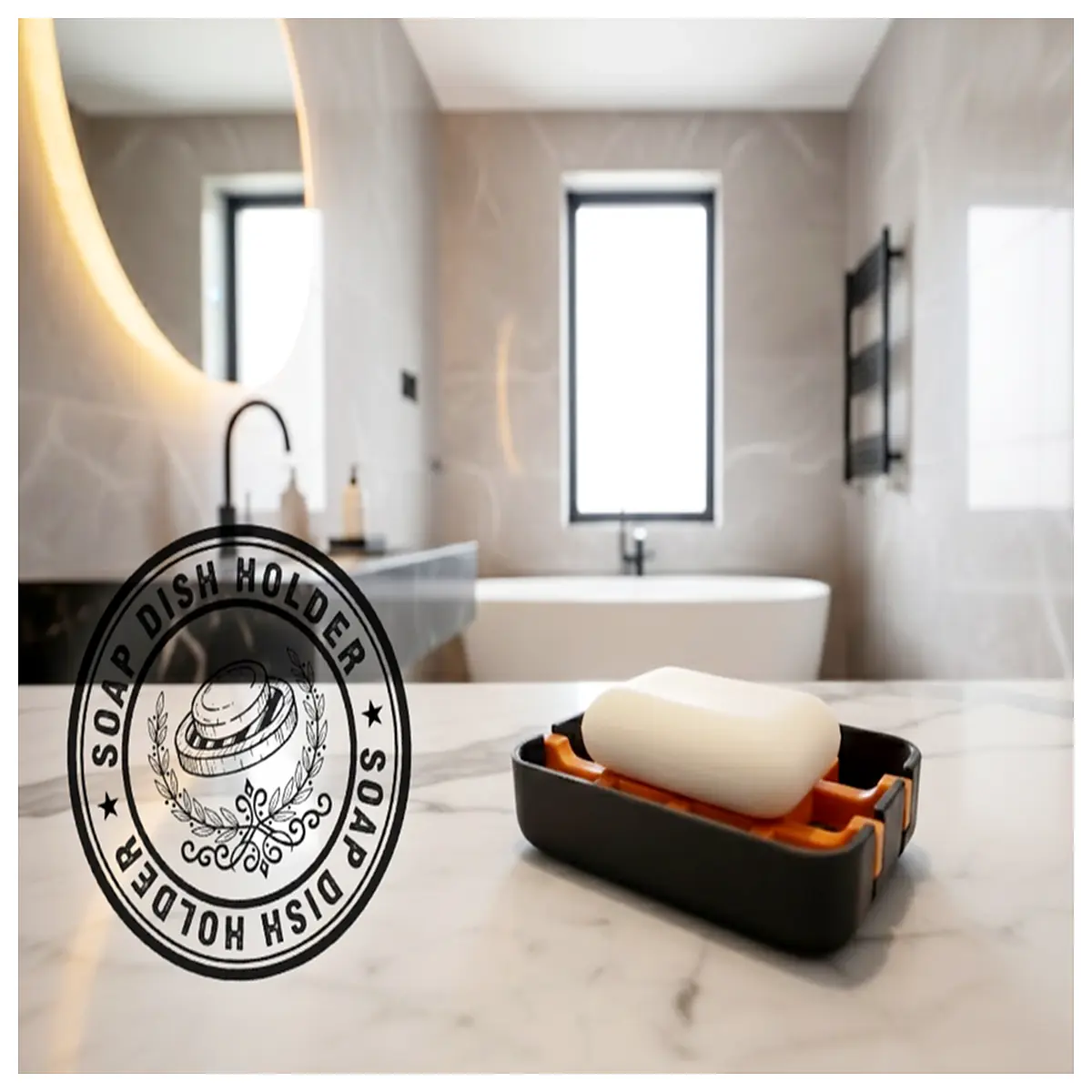 drainage soap dish holder bathroom shelf non slip silicone tray for bar soap