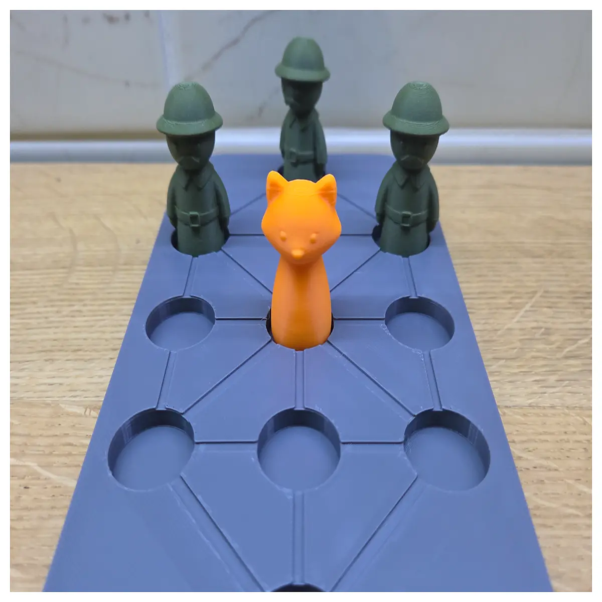 Roasted Fox Board Game Chess Toys Tabletop Games Family Entertainment Puzzle Games Fun Board Games