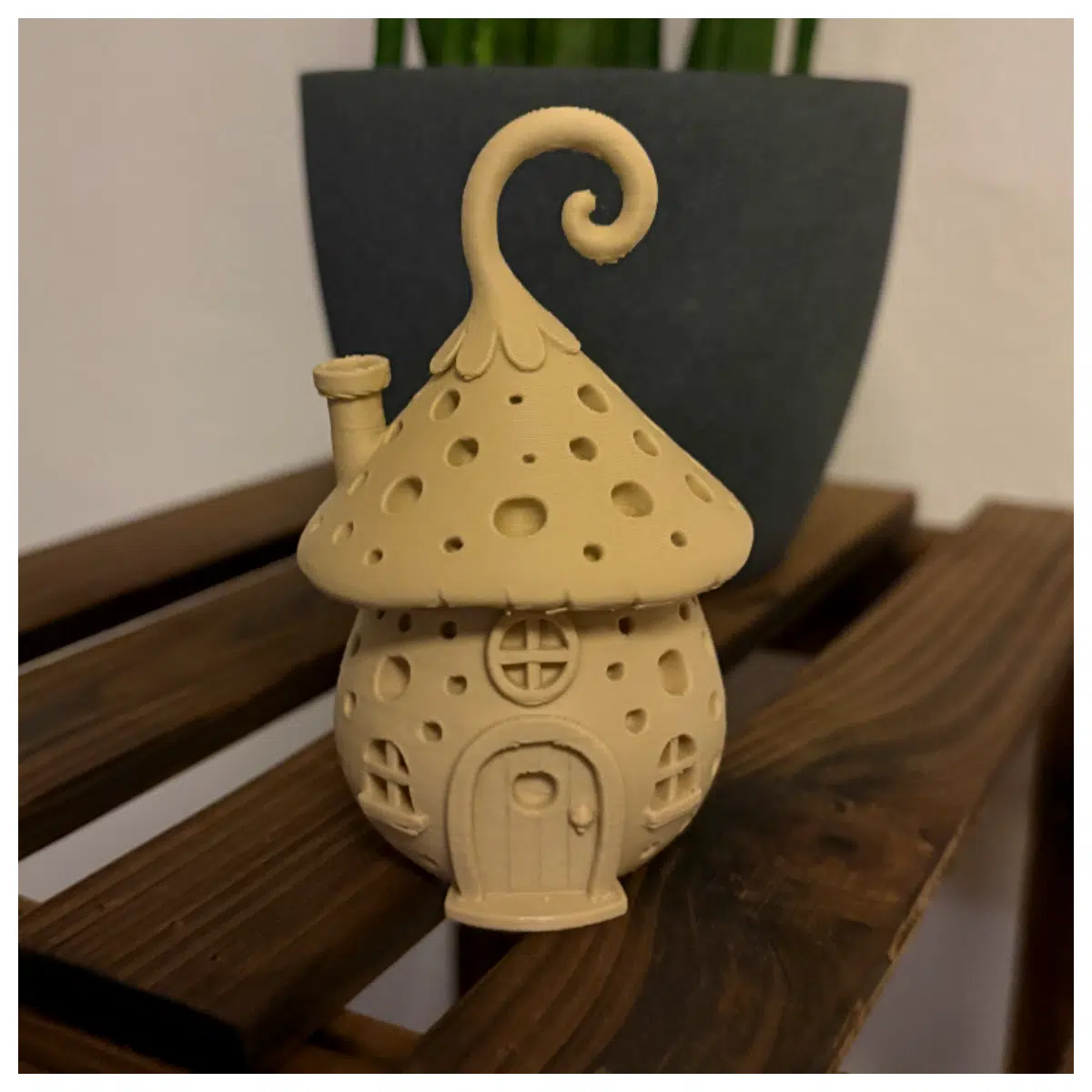 miniature fairy house with holes diy dollhouse accessories transparent windows for garden decoration