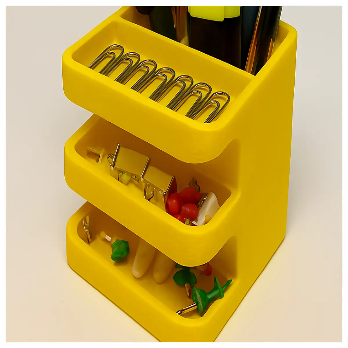 Pen Holder Simple Practical Desk Organizer Pencil Case Student Stationery Box Minimalist Holder Writing Accessory Storage Solution