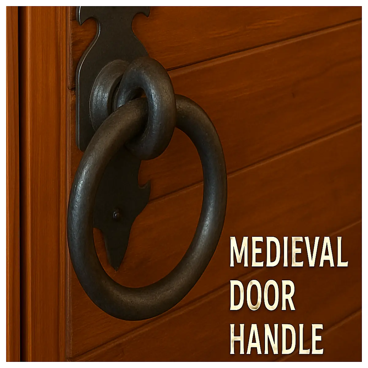 Medieval Door Handles Style Door Locks Castle Decoration Historic Building Hardware