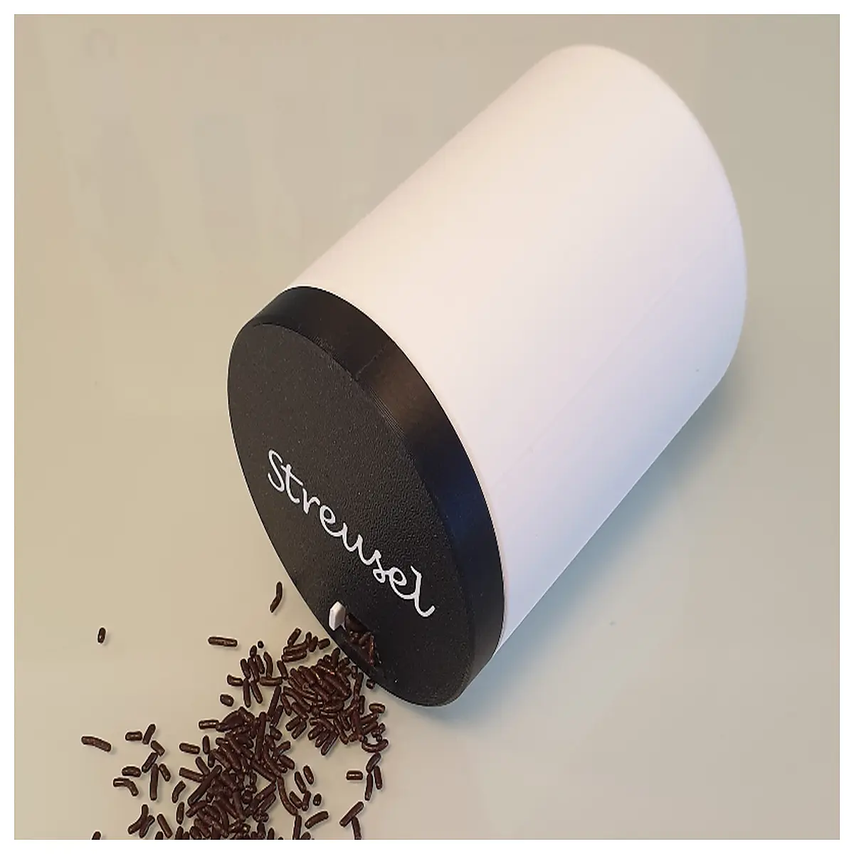 200mm Powder Dispensing Canister Standard Food Container Baking Can Kitchen Can