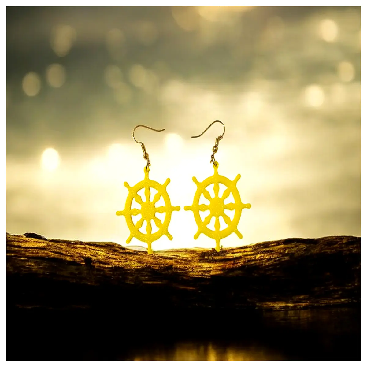 Falun Gong Earrings Women Buddhist Mantra Meditation Energy Enhancement Practice Jewelry Damo