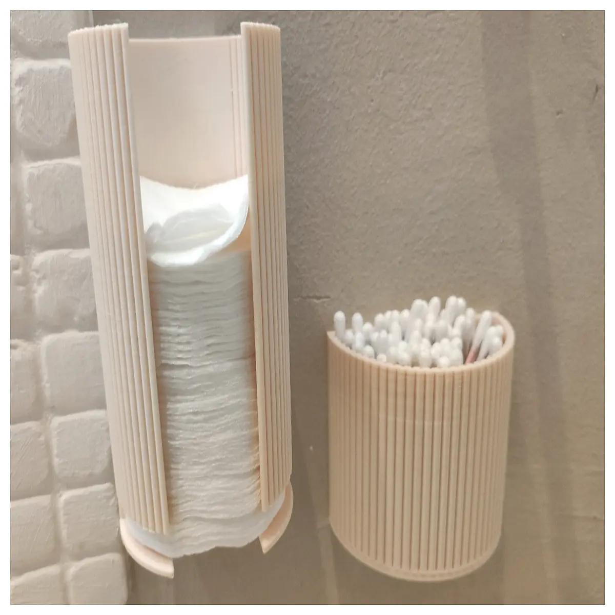 Makeup Cotton Pads Organizer Japanese Nordic Style Storage Box Compact Tissue Holder Desk Organizer Multi Purpose Container