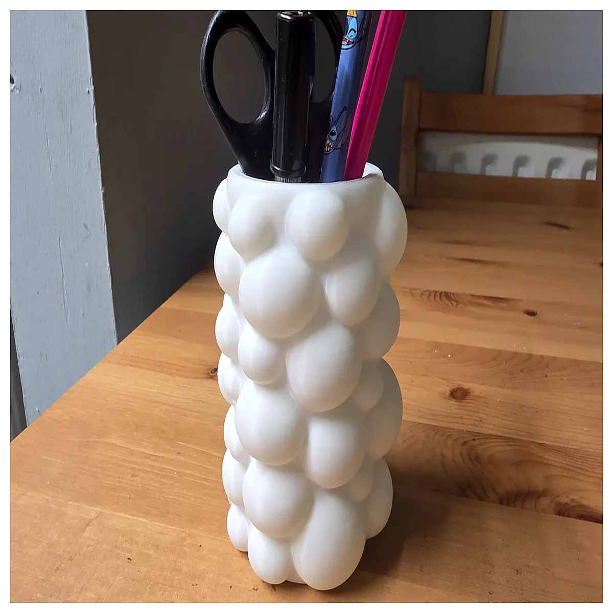 Bubble Pen Holder Pen Case Office Stationery Student Supplies Writing Organizer Creative Storage Bubble Pen Case