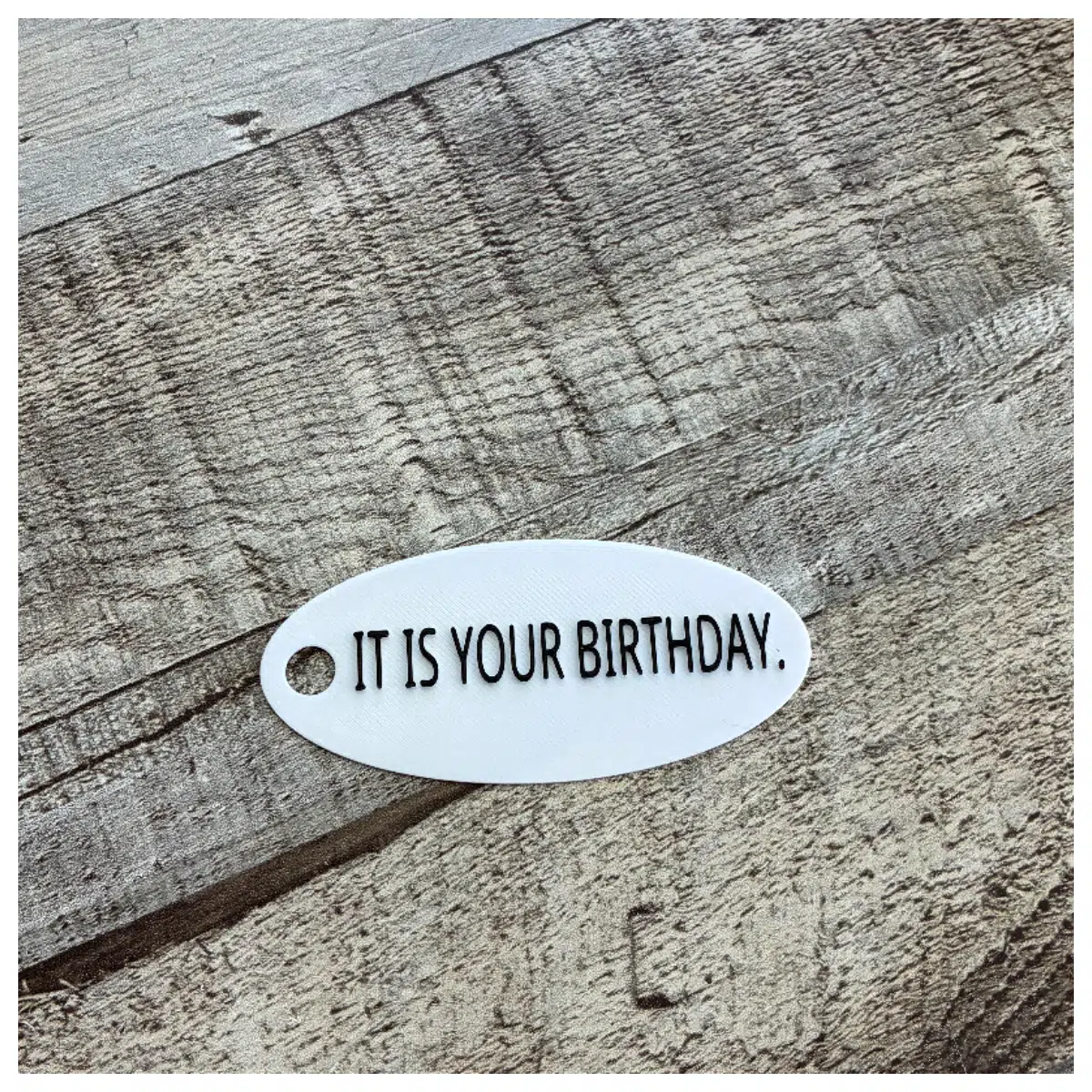 Birthday Greeting Tag Printed Label Happy Birthday Paper Tag Birthday Gift