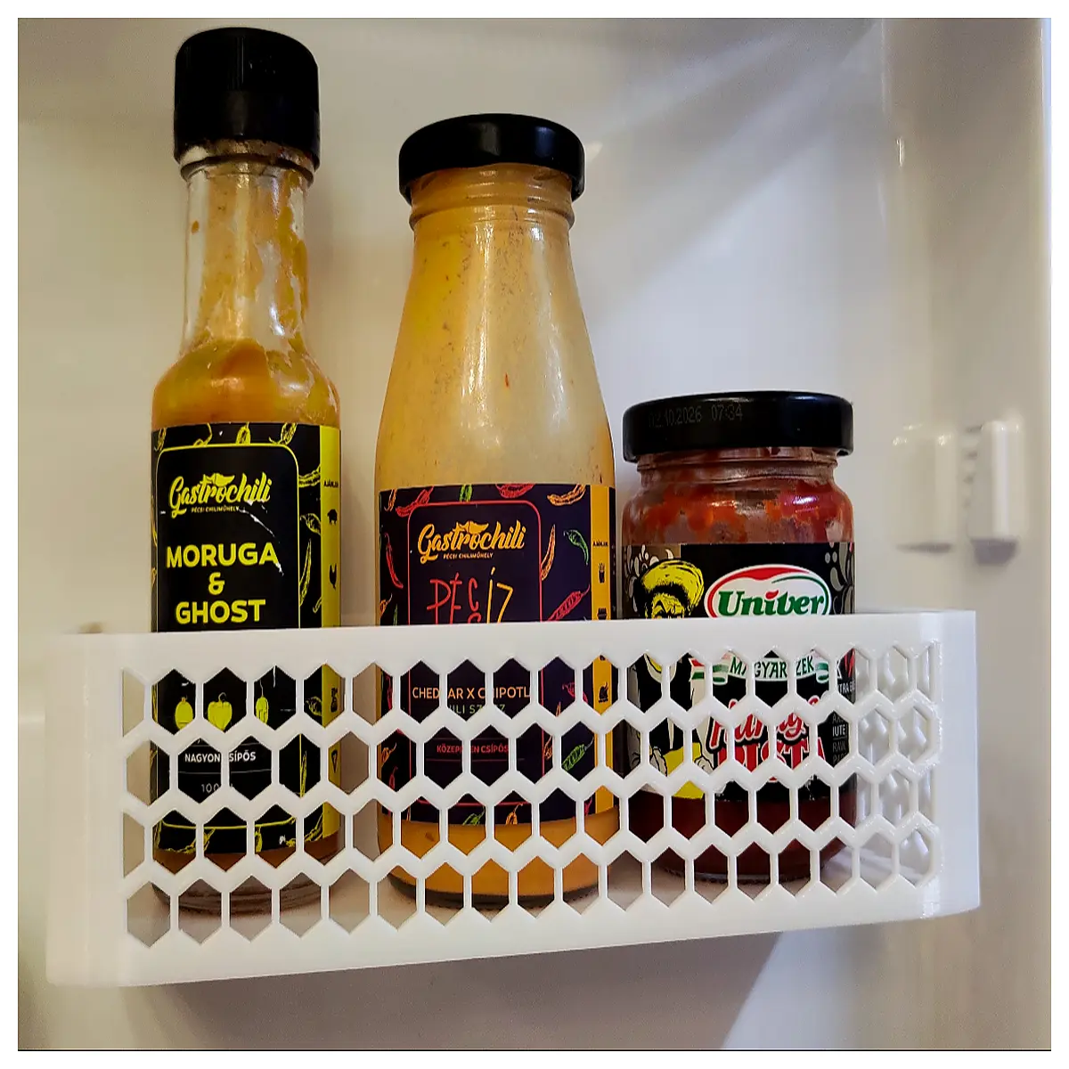 fridge shelf organizer insert extra storage rack for refrigerator door bins adjustable wire baskets space saving kitchen accessories