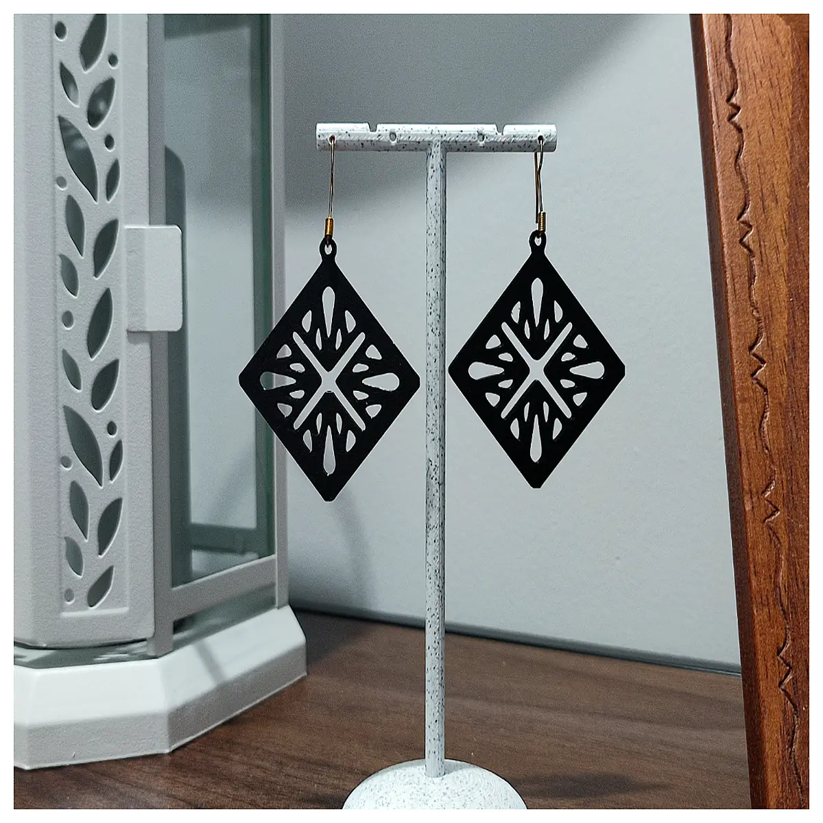 Templar Knight Seal Earrings Women Vintage Gothic Jewelry Religious Culture Memorial Gift Elegant Earrings Fashion Earrings