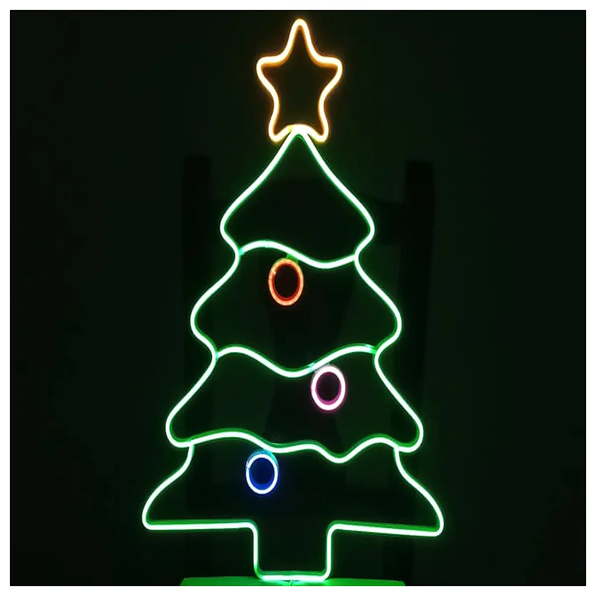Christmas Tree Neon Tube Lights 12V Flexible Strip Festive Atmosphere Indoor Outdoor Decoration Xmas Lights