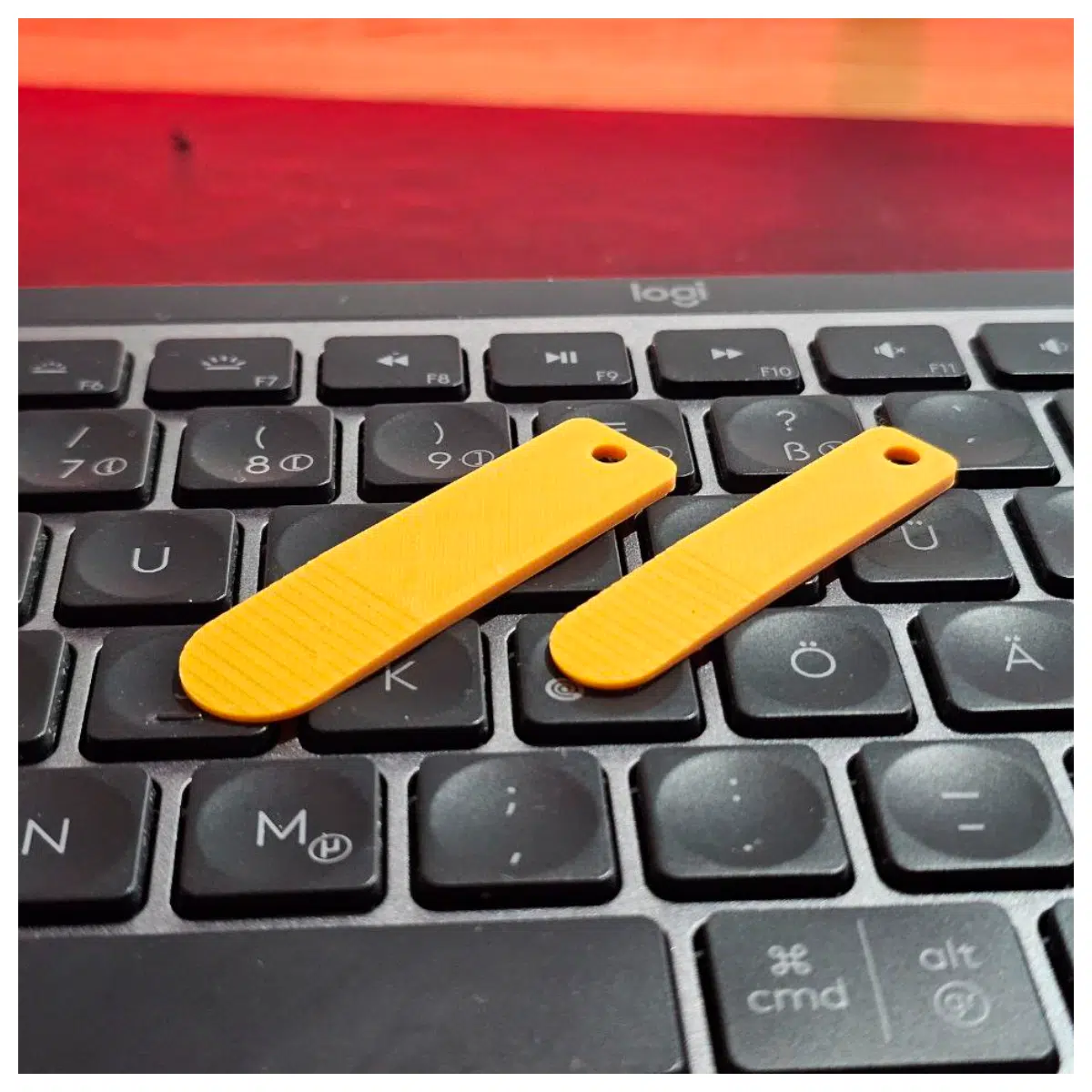 Silicone Key Chain Scraper 55mm 75mm Car Anti Slip Pad Auto Accessories Scraper Tool Car Supplies Car Scraper