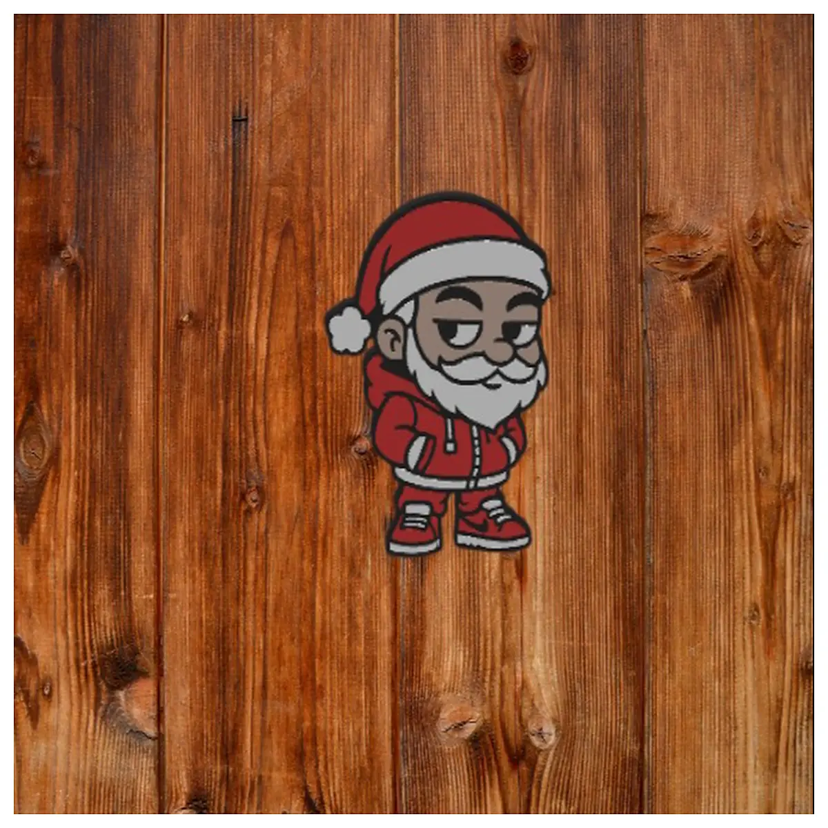 City Christmas Man Tie Clip Festive Ornament Christmas Decoration Accessory Holiday Ornament Tie Tack