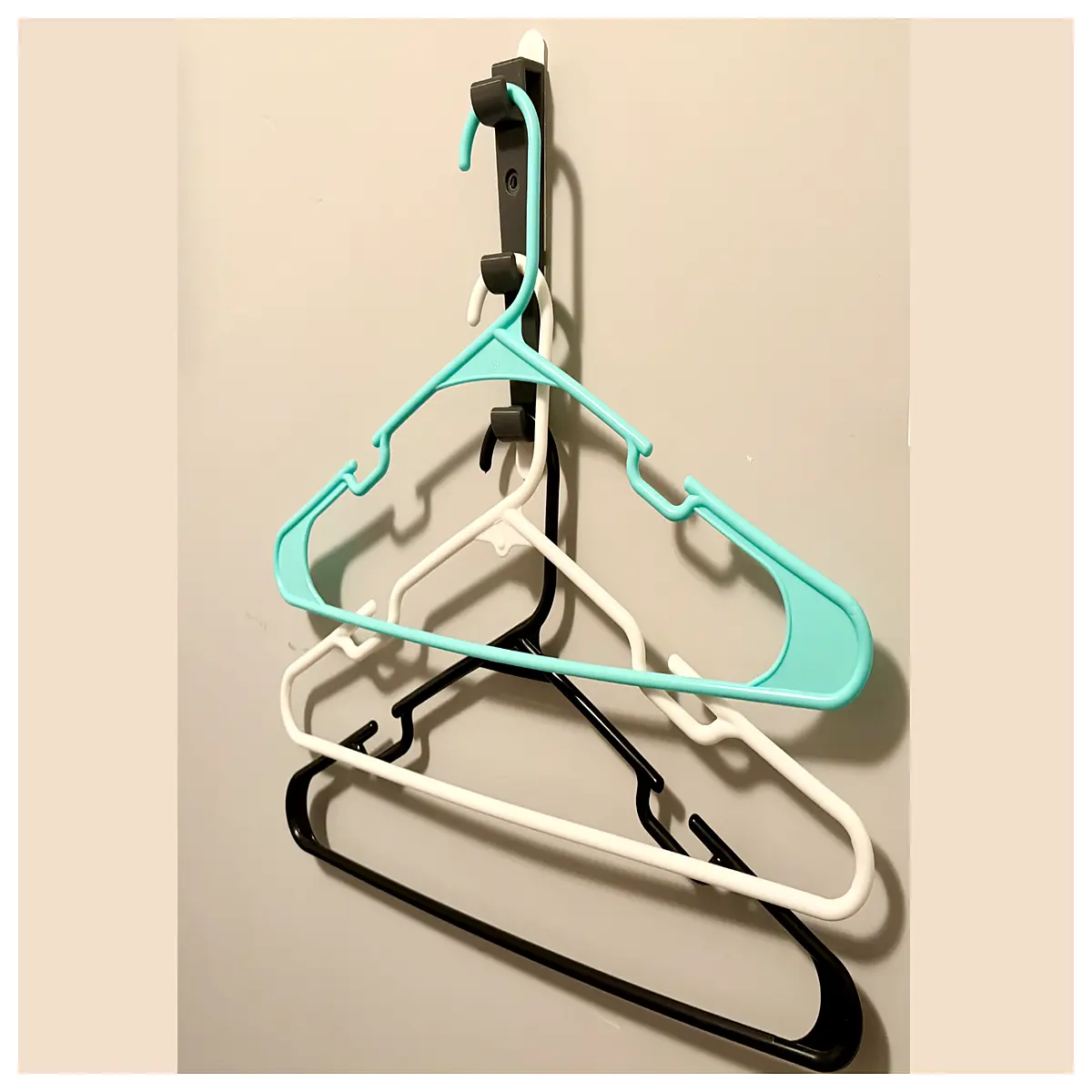 duty wall mount coat hooks for hallway entryway adhesive no drill clothes hanger rack organizer for bathroom bedroom closet door back