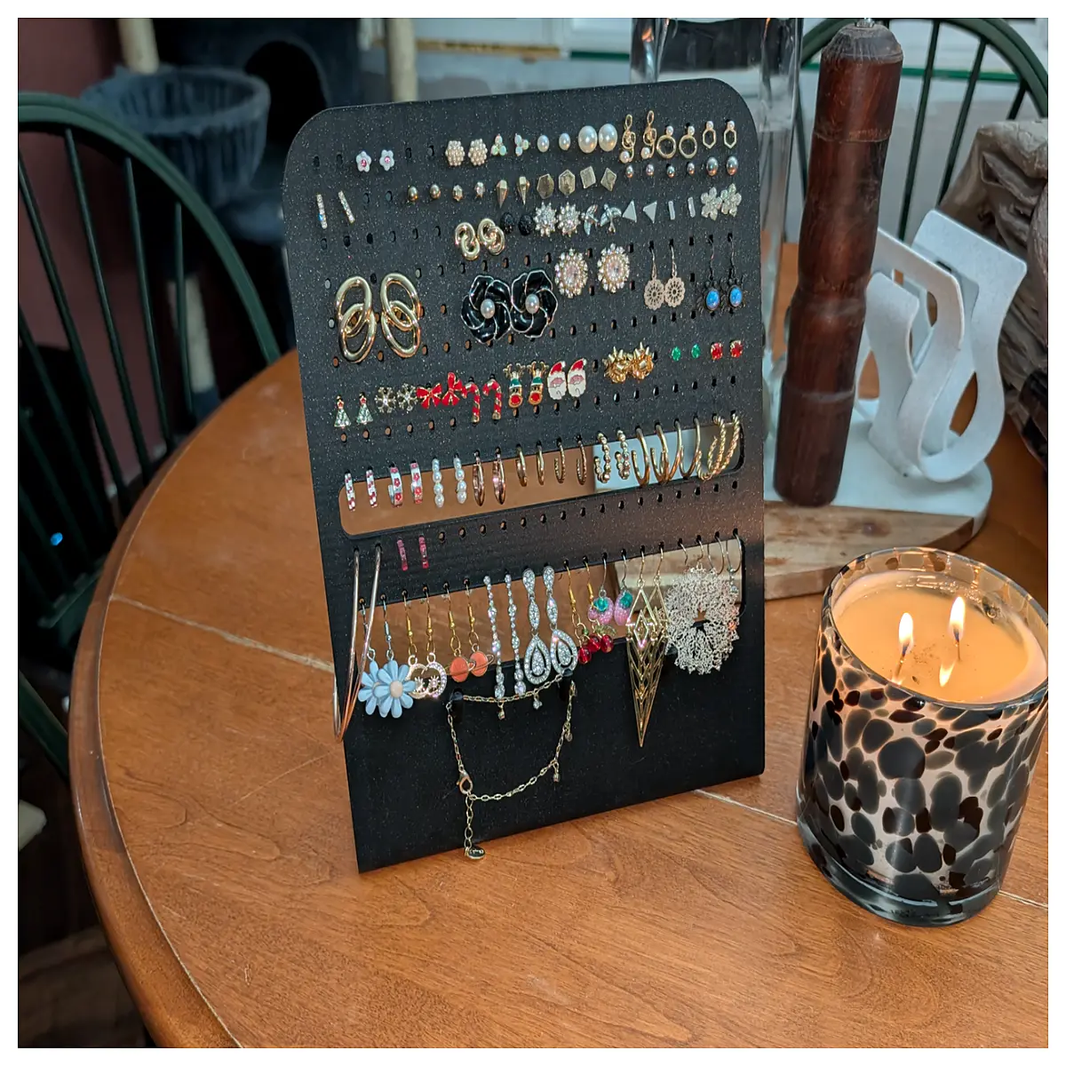 Earring Stand Holder Organizer V2 Earring Storage Solution Earrings Tangling Simple Design Portable