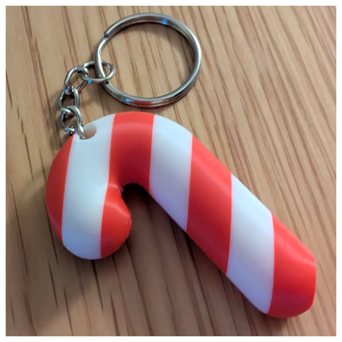 Candy Cane Keychain Sweet Cane Walking Stick Decoration Fun Senior Gift Candy Accessory Candy Charm Cane Accessories