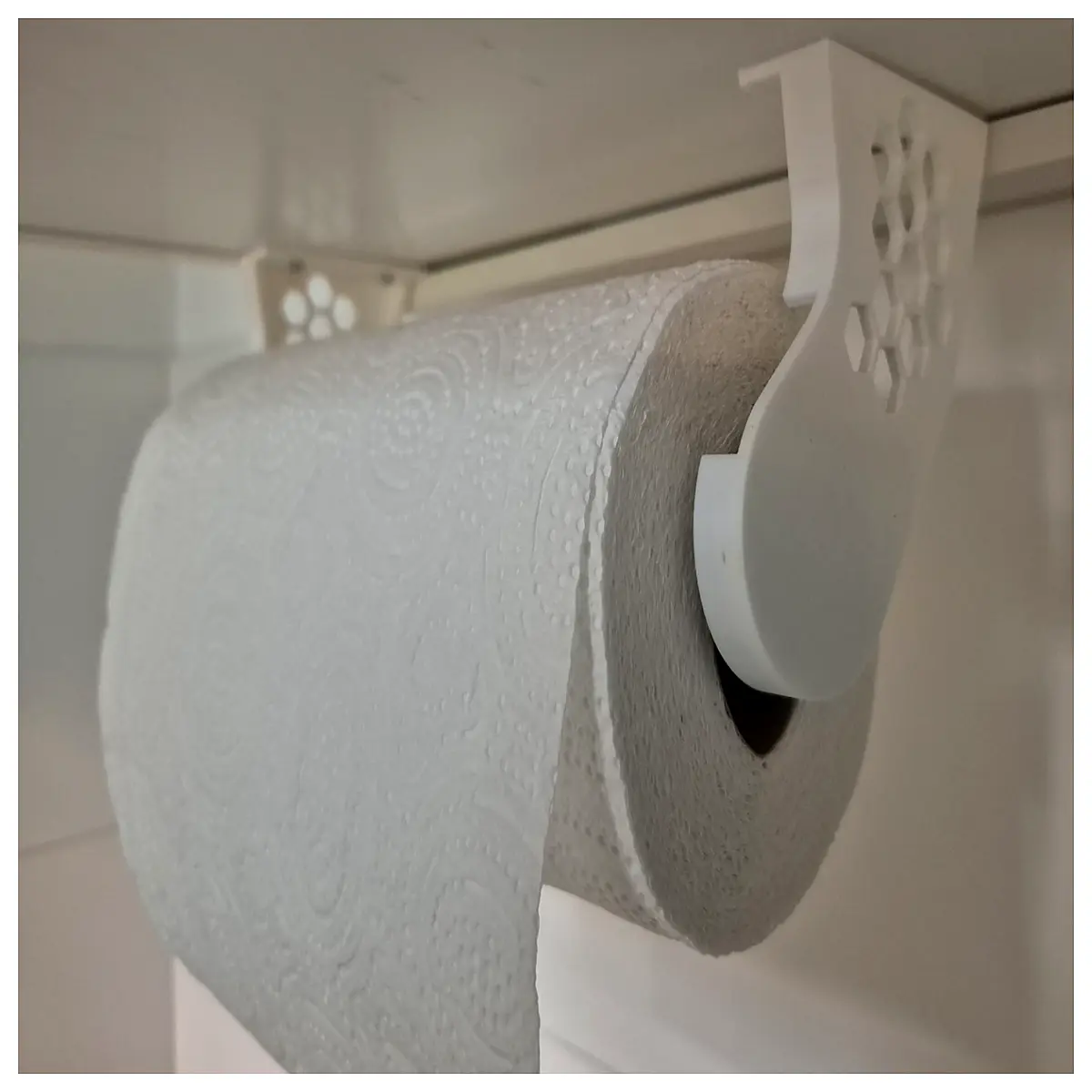 Kitchen Paper Holder Stand Floor Standing Bathroom Shelf Wall Mounted Tissue Organizer Modern Simple Practical