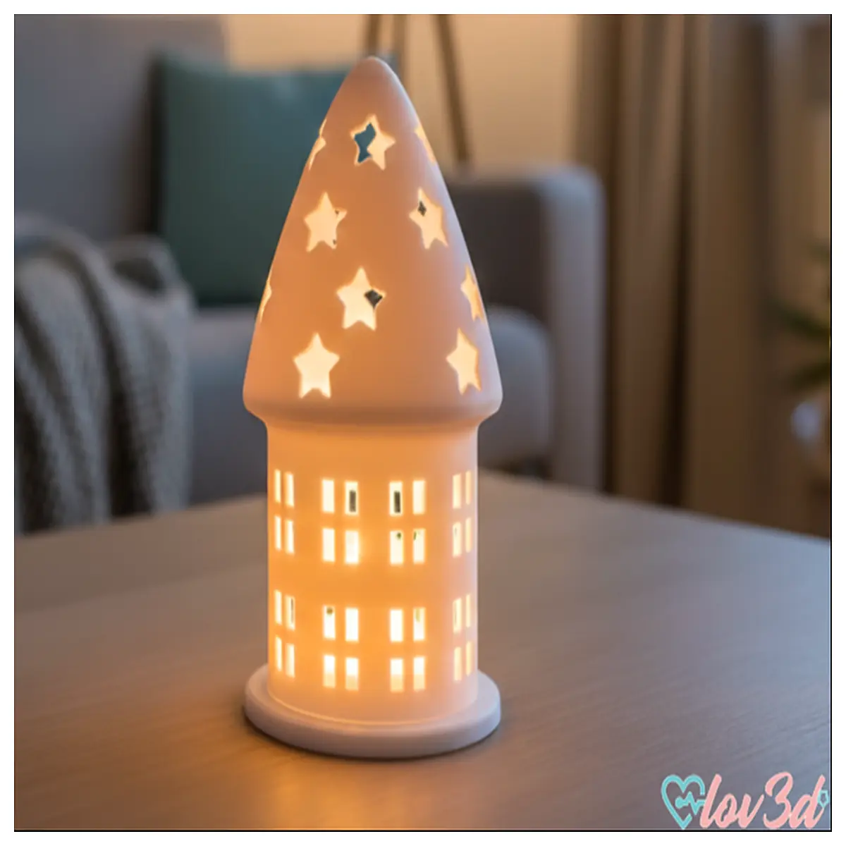 Starlight Tower Candle Holder Romantic Candle Lighting Desktop Decoration Creative Home Decor Wedding Gift Festive Ornament