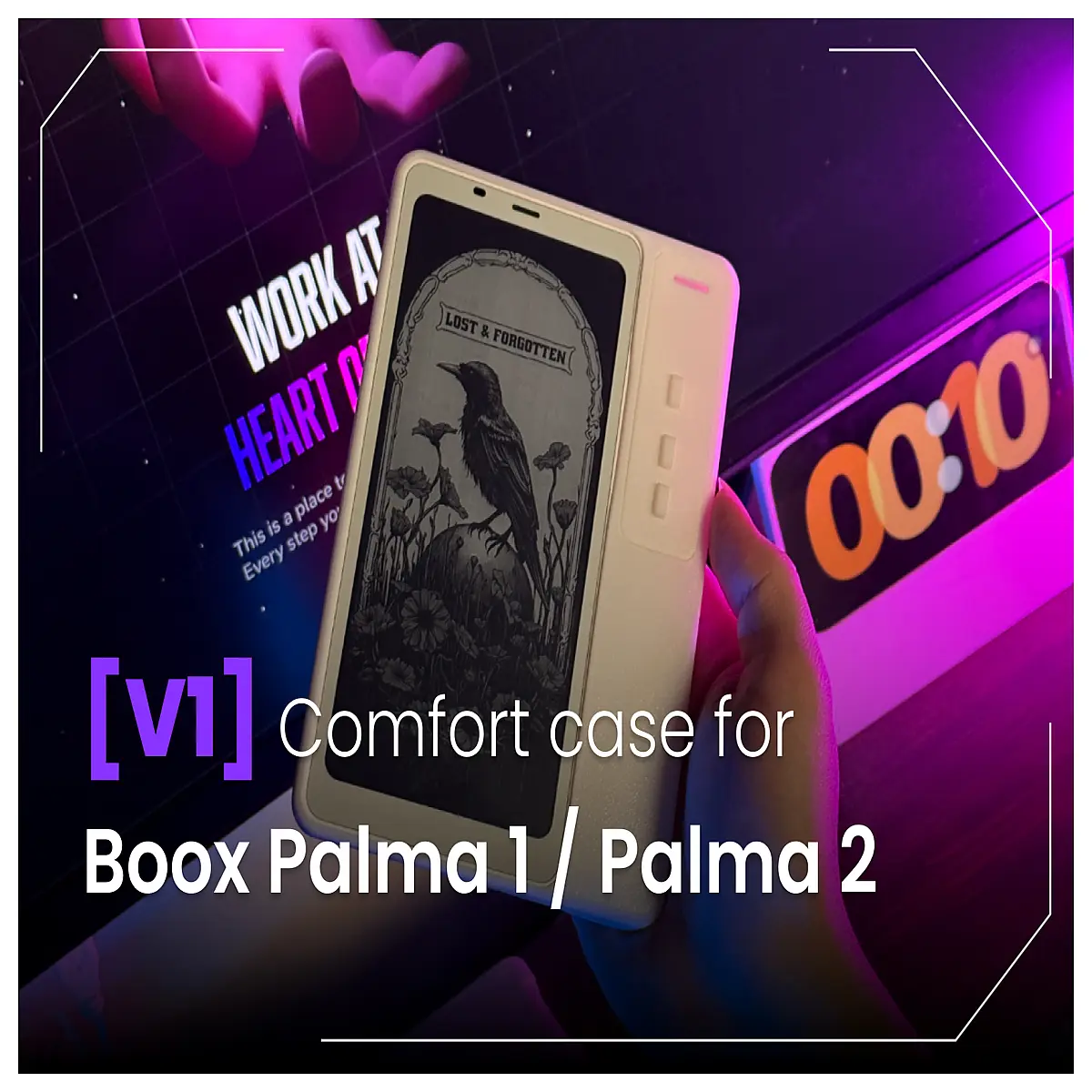 Boox Palma Protective Case Reader Sleeve Page Holder Stand Storage Box Reading Accessories
