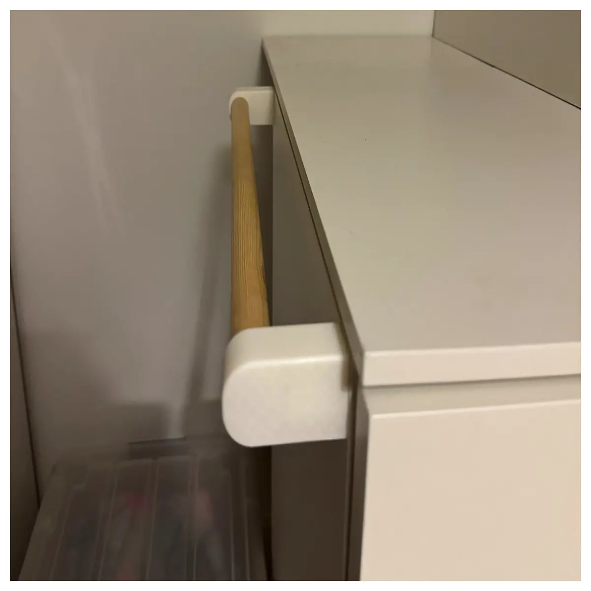 Clothes Hanger Pole Adjustable Shelf Unit Wall Mounted Hook Rack Hanging Storage Organizer for Bathroom Bedroom Hanger Pole