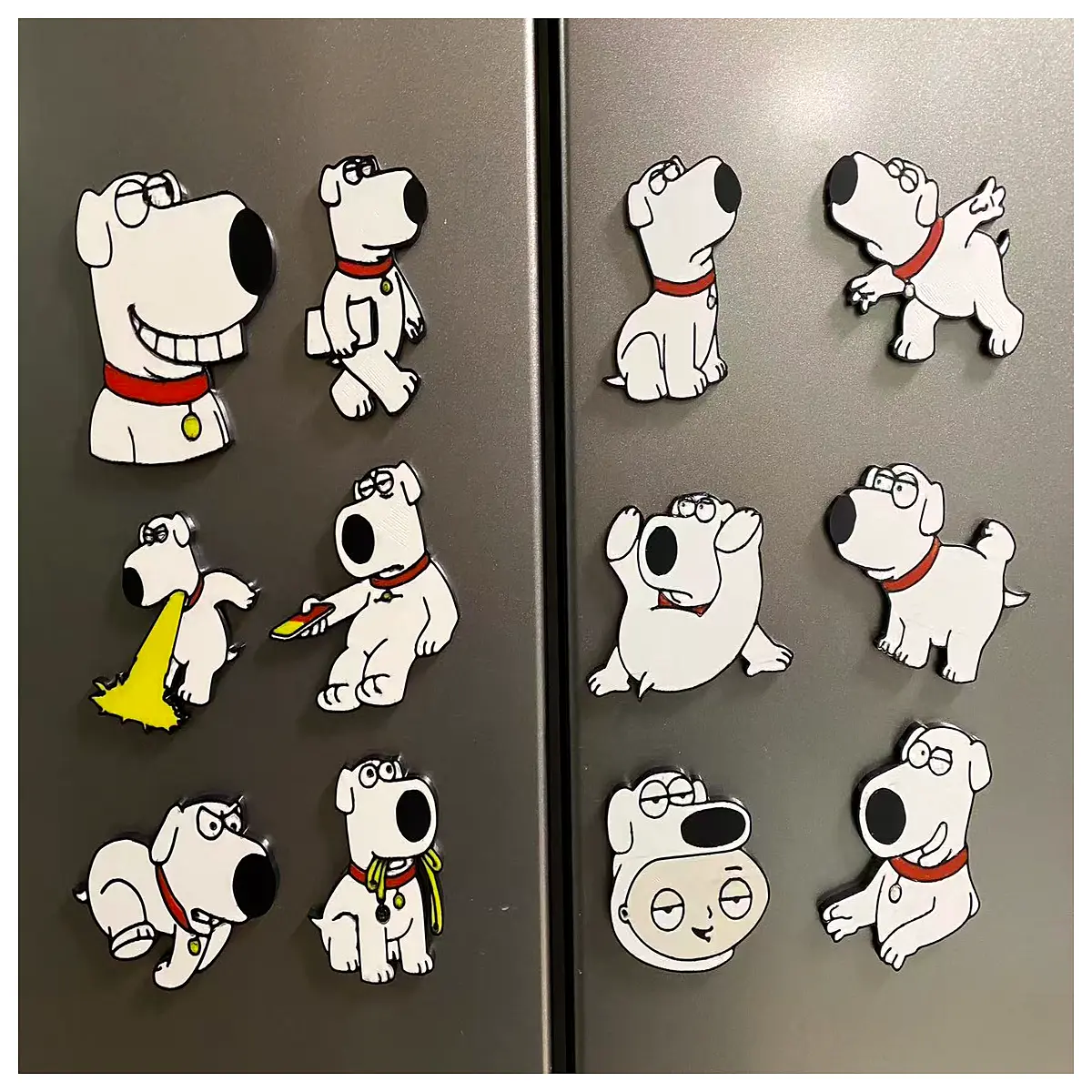 brian fridge magnet funny cartoon dog home decor collectible tv show souvenir fans
