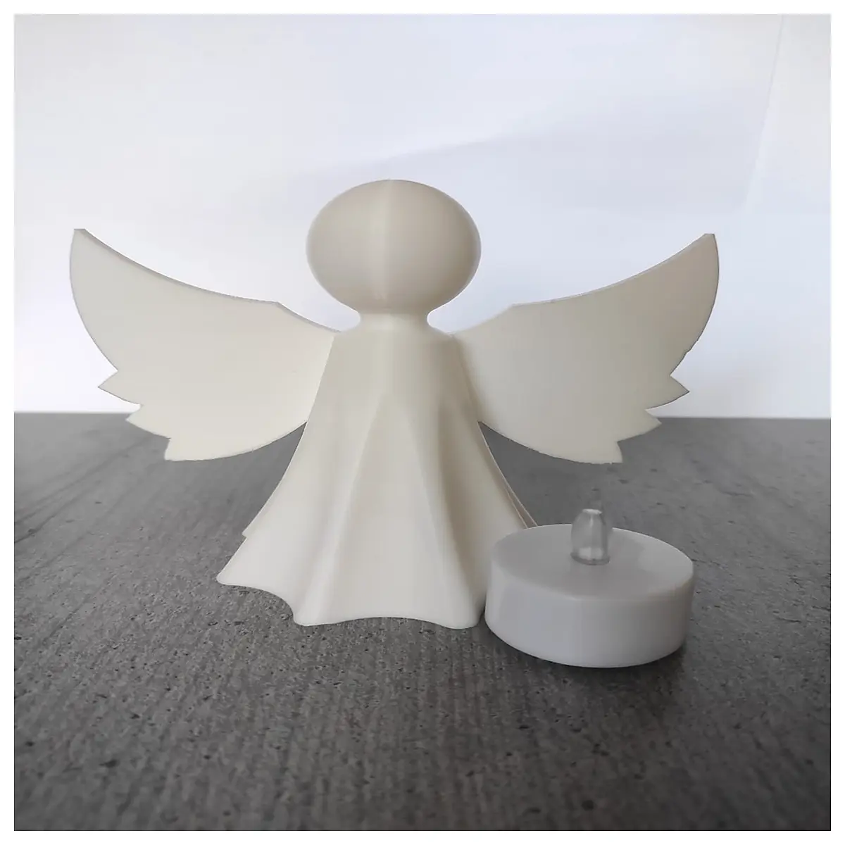 christmas angel figurine holiday home decor nativity scene ornaments white winged angel statue for mantel