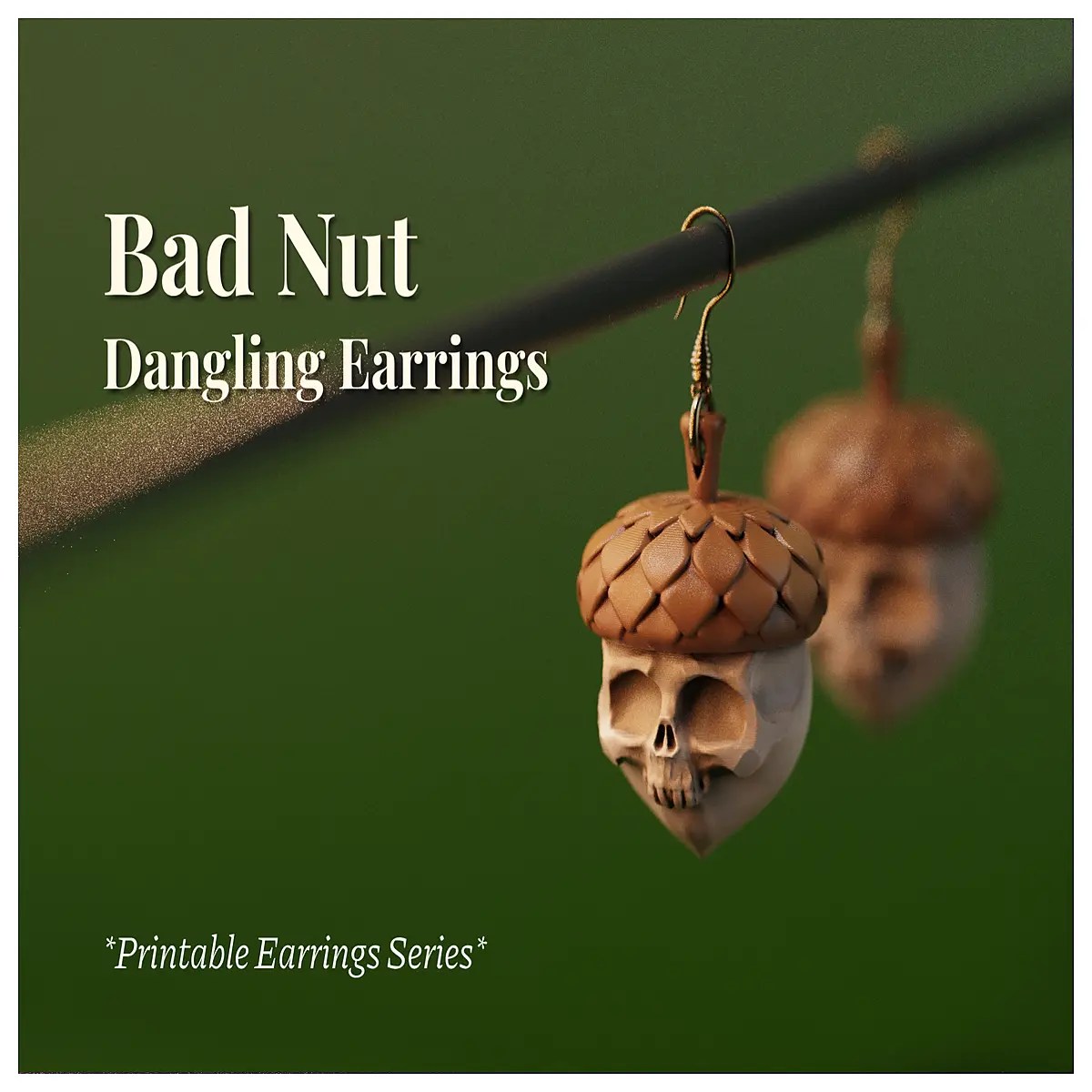 acorn drop earrings for women nature inspired botanical jewelry oak leaf stud minimalist autumn harvest gift eco friendly organic style