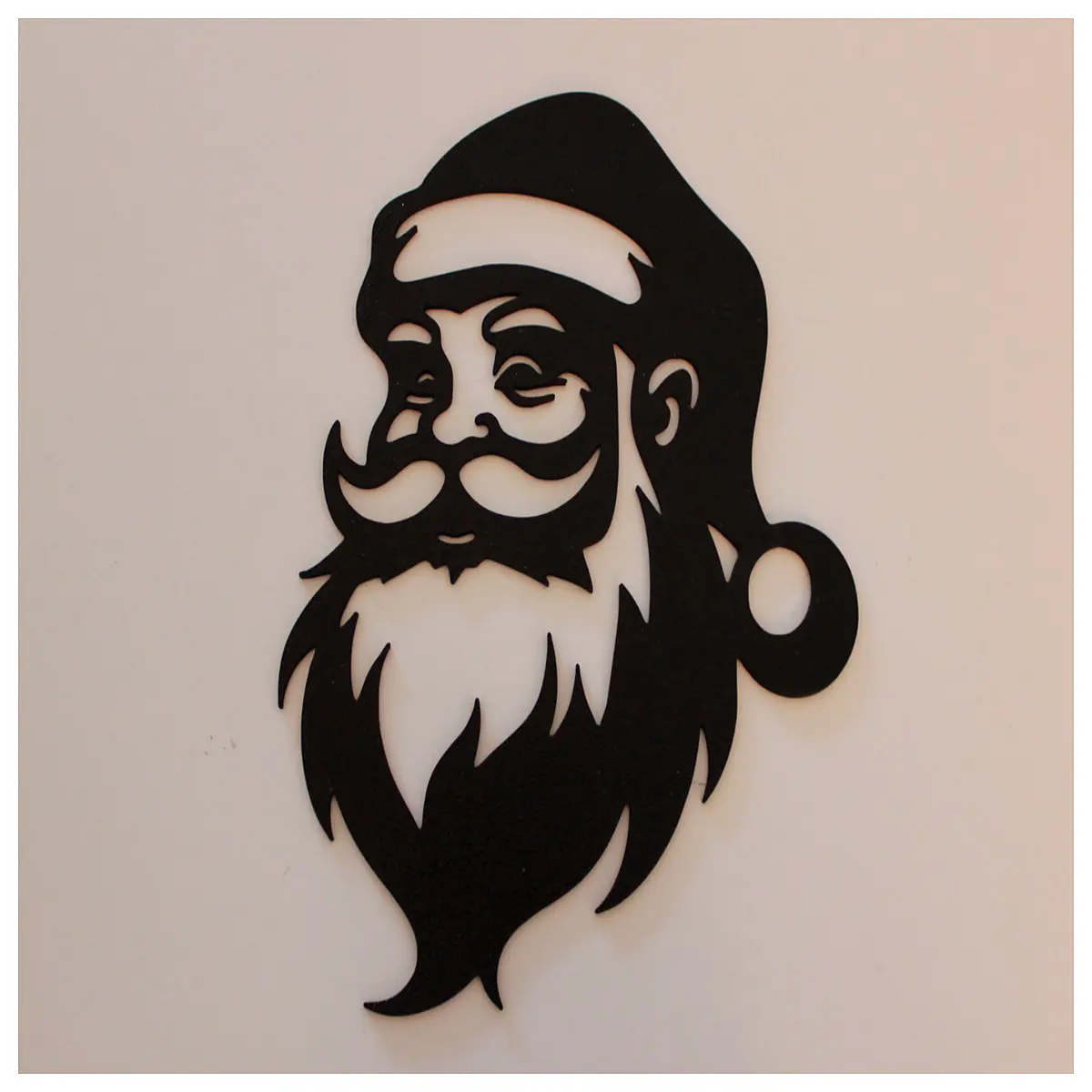 Santa Claus Wall Decor Christmas Ornament Festive Wall Painting Christmas Decorations Party Supplies