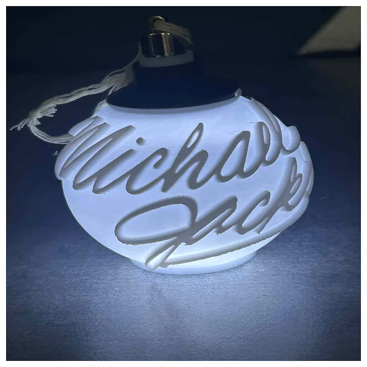 Christmas Ornament MJ Ornament Holiday Decoration Star Ball Christmas Gift Iconic Ornament
