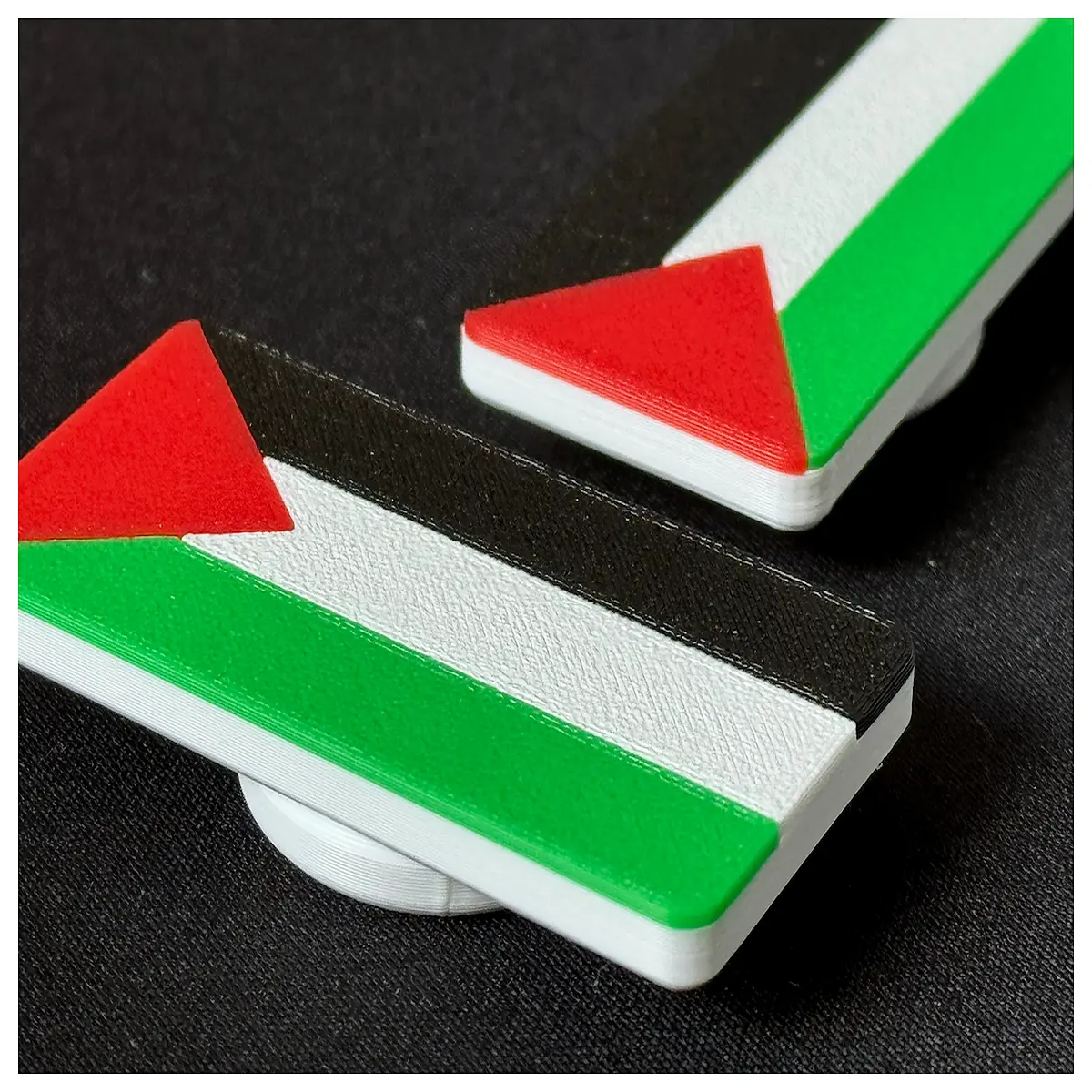 Palestine Flag Magnetic Pin Emblem Decoration Gift Symbol Nation History Collectible Easy to Wear