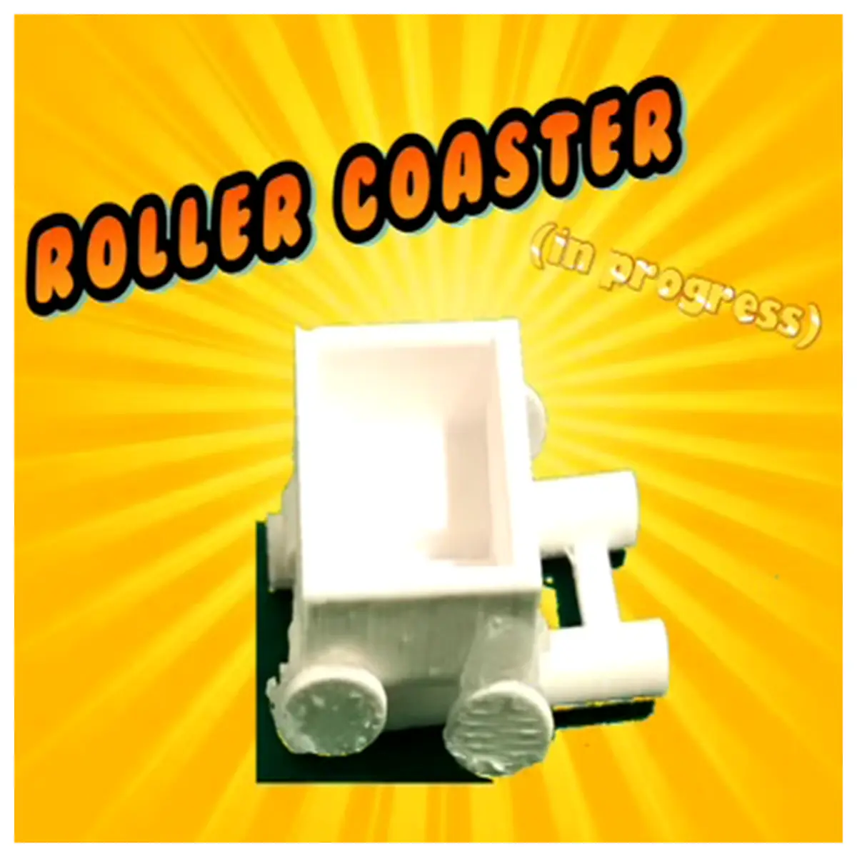 Rollercoaster in Progress Ride Amusement Parts Track Accessories Thrill Experience Components Coaster Parts Amusement Park Accessories