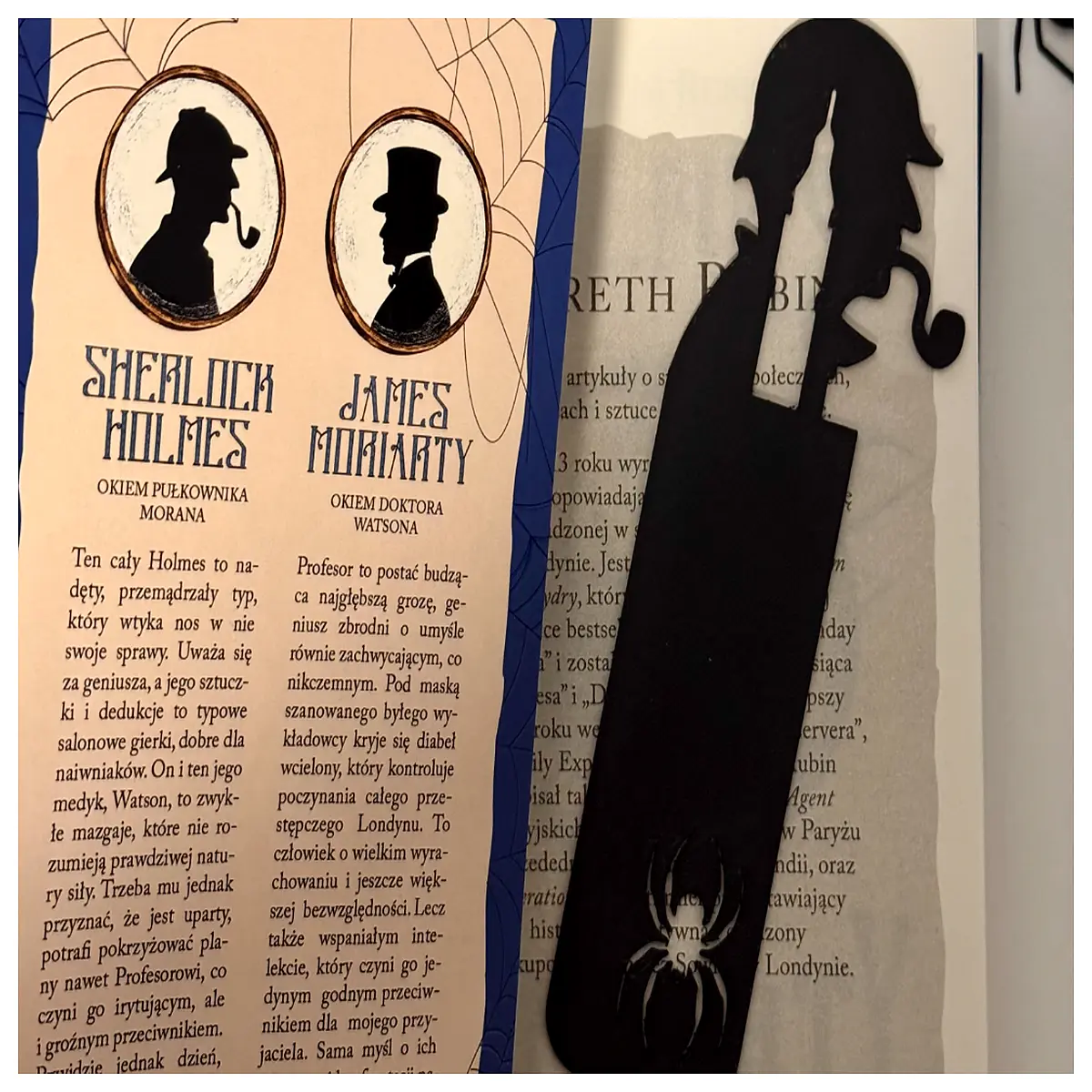 Sherlock Holmes Bookmark Detective Theme Bookmark Collectible Gift Book Lover Signature Bookmark Memorial