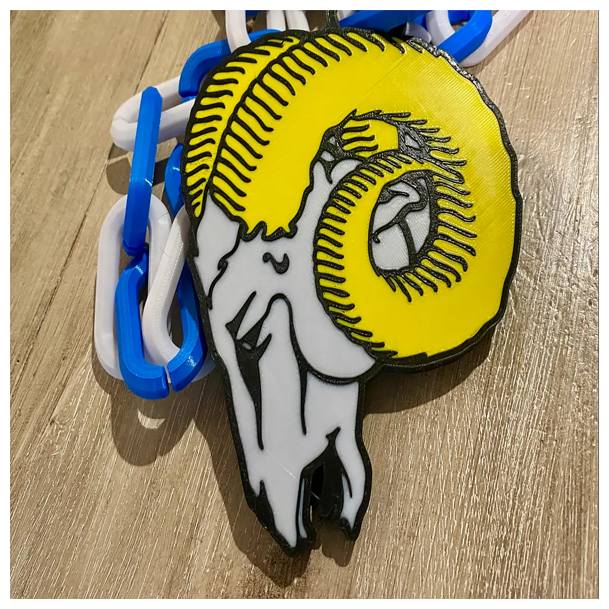 Los Angeles Rams Classic Pendant Necklace Memorabilia Team Decoration Rams Gift Charm