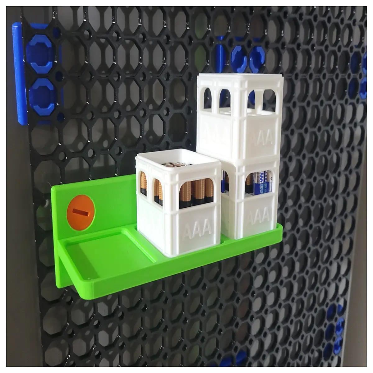 Battery Box Shelf Organizer Multi board Storage Rack Versatile Panel Storage Battery Box Accessories Storage Solutions