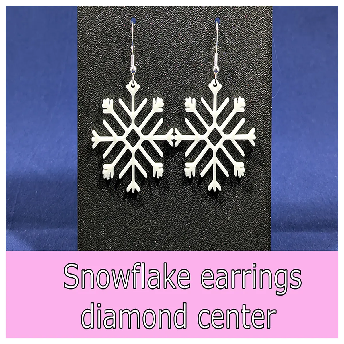Stud Earrings Snowflake Design Elegant Women s Jewelry Sparkle Girlfriend Best Friend