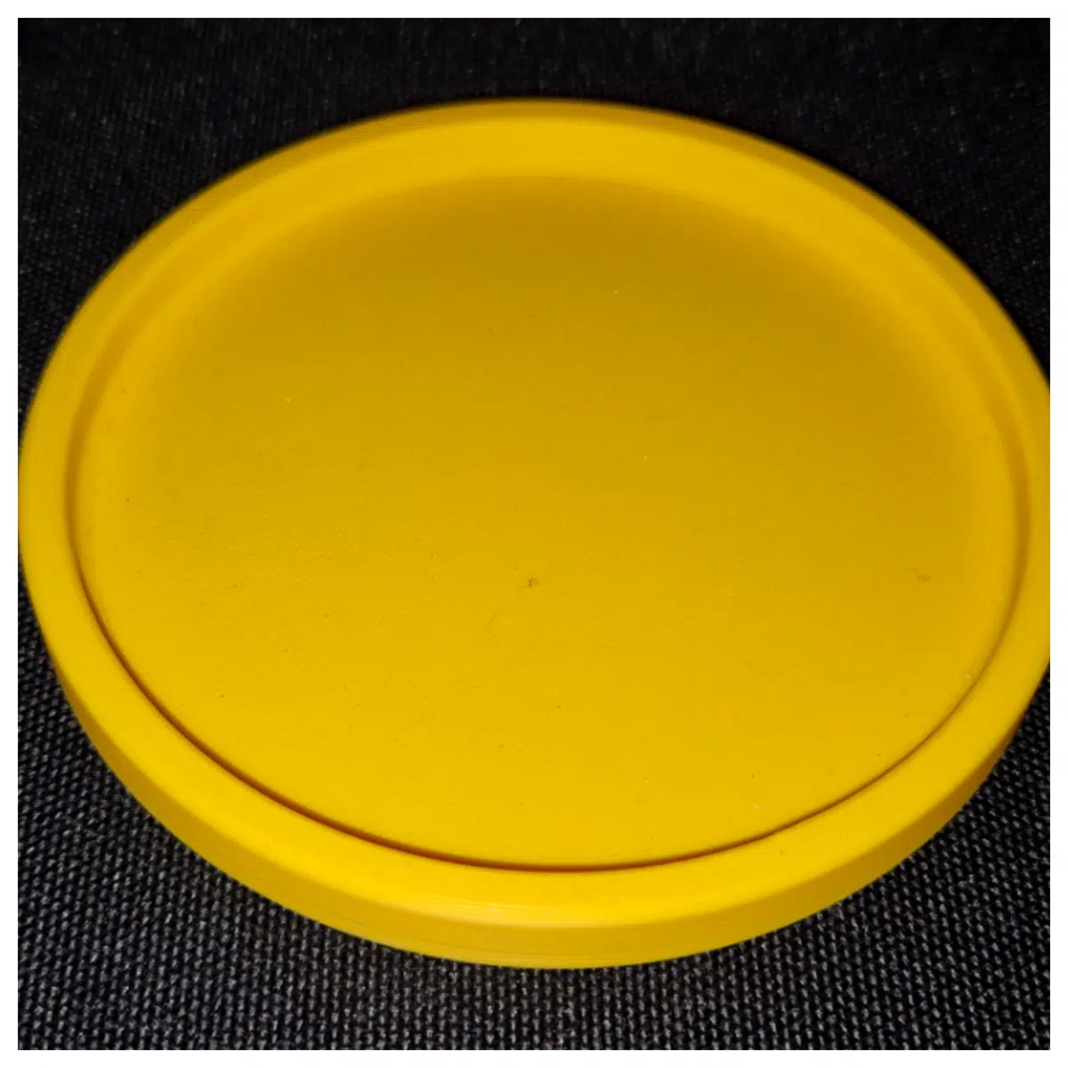 simple coaster with rim edge non slip drink mat for table protection ceramic or cork cup holder