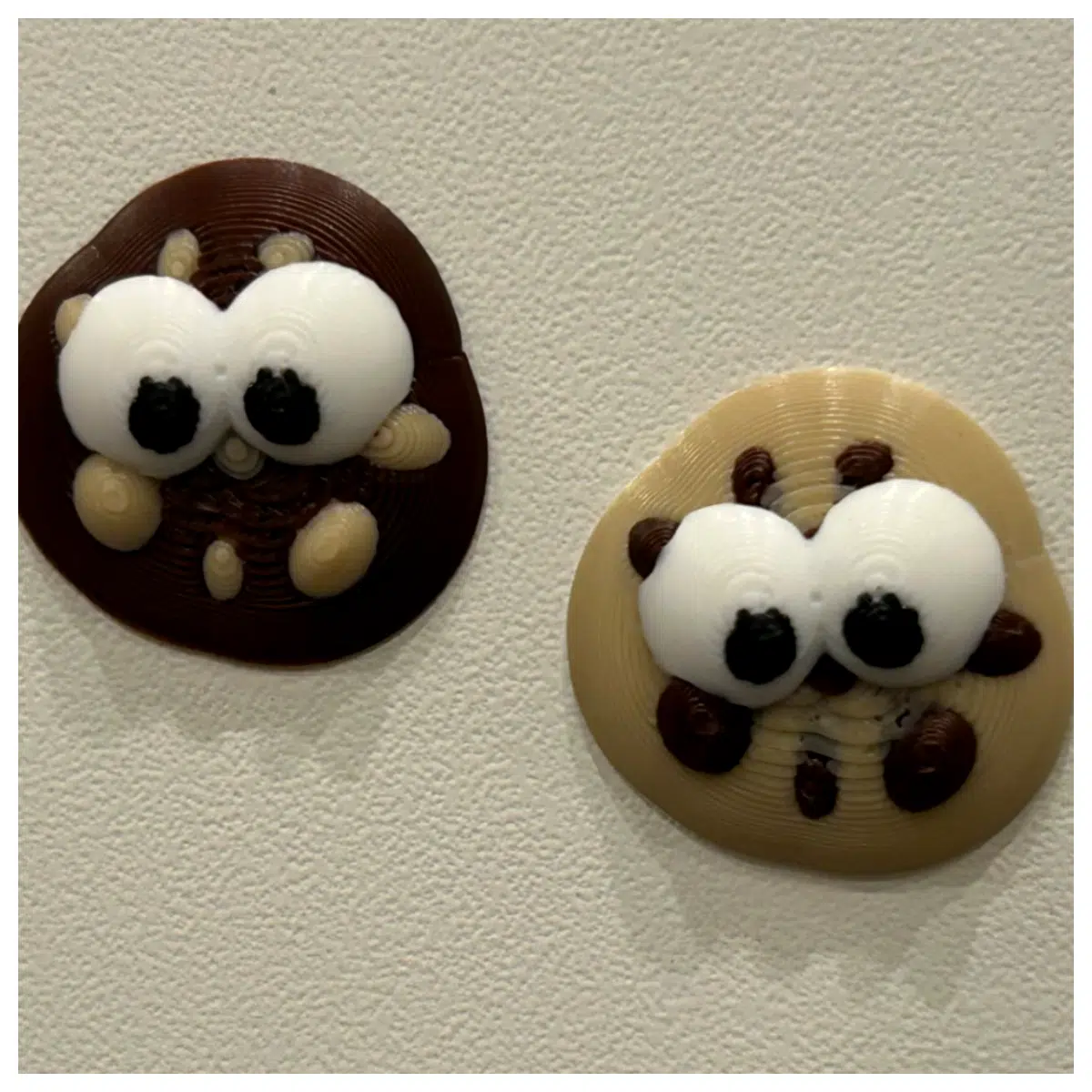cute animal face fridge magnets for kids whimsical cookie shaped magnetic decorations novelty kitchen accessories with eyes