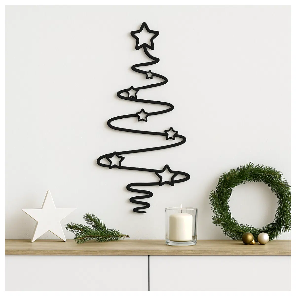 Starry Line Christmas Tree Ornaments Festive Decorations Christmas Decor Christmas Tree Accessories Holiday Gift Decorations